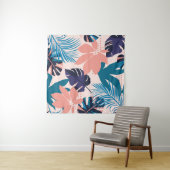 Trend glänzend nahtlos mit farbenfrohen Tropen Wandteppich (Beispiel (Horizontal))