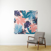 Trend glänzend nahtlos mit farbenfrohen Tropen Wandteppich (Beispiel)