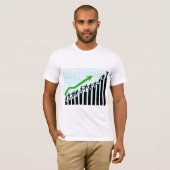 Trend Graph Mens T - Shirt nach oben (Vorne ganz)
