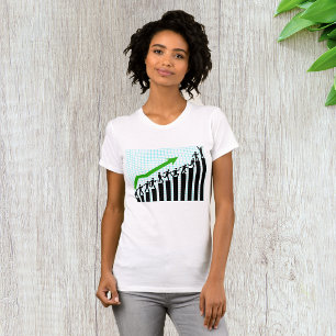 Trend Graph Womens T - Shirt nach oben
