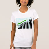 Trend Graph Womens T - Shirt nach oben (Vorderseite)