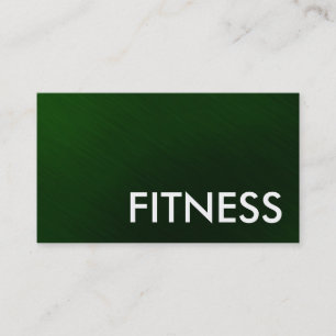 Trend Green White Beruflich Sport Business Card Visitenkarte