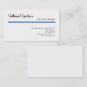 Trend Handwriting Schlicht Creative Moderne Minima Visitenkarte (Vorne/Hinten)