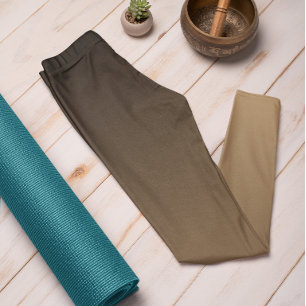 Trend Herbst Farbe warm Beige Ombre Leggings