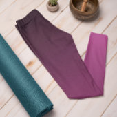 Trend im Herbst Farbe Berry Ombre Leggings