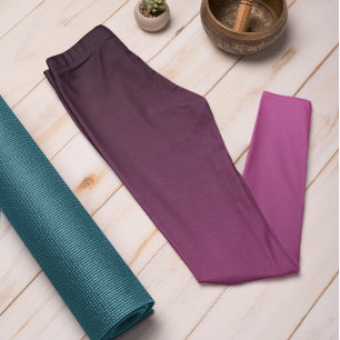 Trend im Herbst Farbe Berry Ombre Leggings