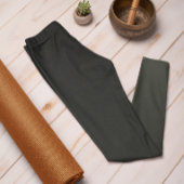 Trend im Herbst Farbe dunkler Wald Grau Ombre Legg Leggings