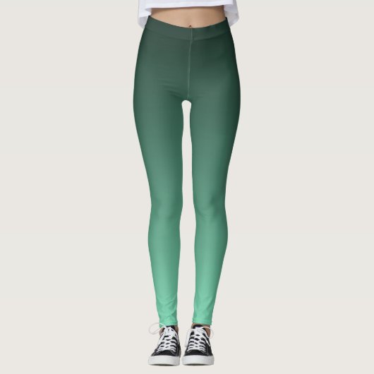 Trend im Herbst Farbe Grün Leggings (Vorderseite)