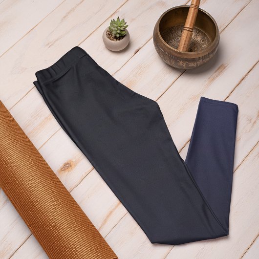 Trend im Herbst Farbe Navy Blue Ombre Leggings