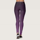 Trend im Herbst Farbfleck Lila Ombre Leggings (Rückseite)