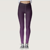 Trend im Herbst Farbfleck Lila Ombre Leggings (Vorderseite)