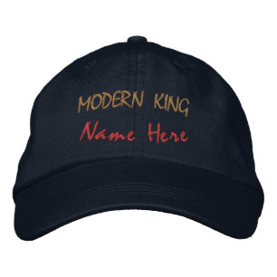 Trend Inspirierter Moderner KING Name-Hut Statemen Bestickte Baseballkappe