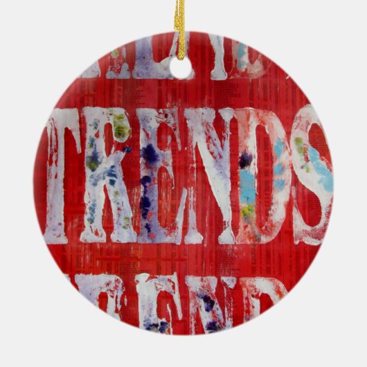 Trend kreisförmig keramikornament (Hinten)