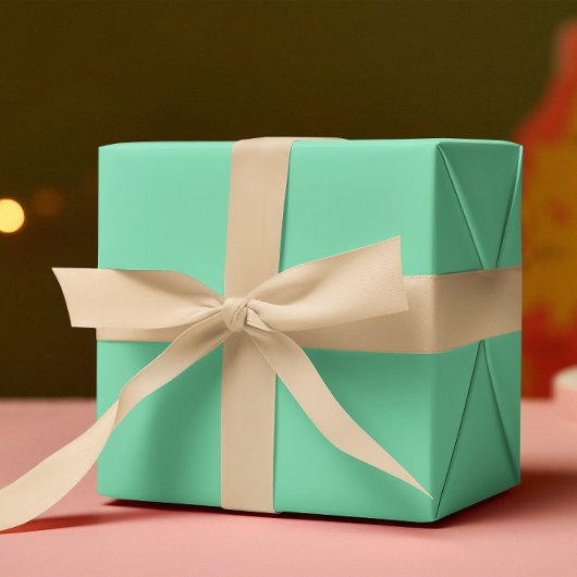 Trend - Mini-Grüne Farbe - Solid Geschenkpapier Set