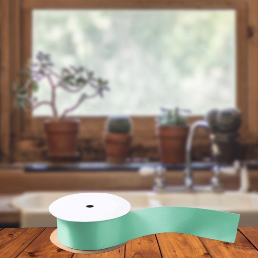 Trend - Mini-Grüne Farbe - Solid Satinband