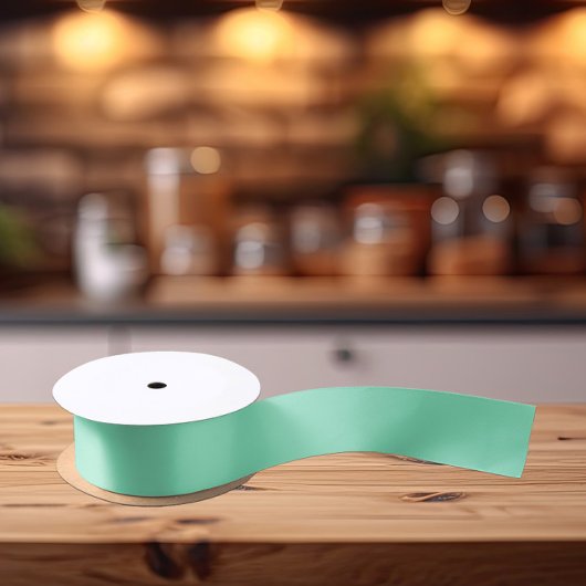 Trend - Mini-Grüne Farbe - Solid Satinband