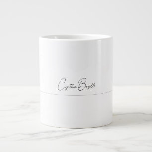 Trend Minimalistisch Moderne Schlichte Kalligraphi Jumbo-Tasse