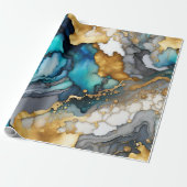 Trend mit Abstrakter Tinte Geschenkpapier (Ungerollt)