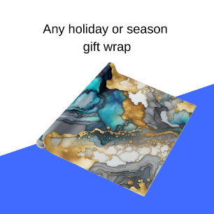 Trend mit Abstrakter Tinte Geschenkpapier
