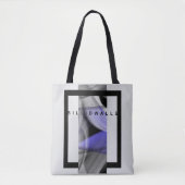 Trend Mode Accessoires Abstrakt Lavendel Violet Tasche (Vorderseite)