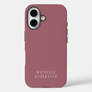 Trend Rose Staub Gold Einzigartig klassisch iPhone 16 Hülle