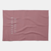 Trend Rose Staub Gold Einzigartig klassisch Geschirrtuch (Horizontal)