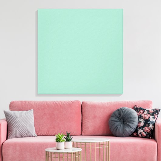 Trend Sea Foam Green Fashion Leinwanddruck (Insitu (Wohnzimmer))