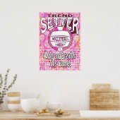 Trend Setter Pink Volleyball Poster (Küche)