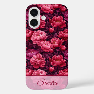 Trend Überraschung Geburtstag Pfingstrose Floral M iPhone 16 Hülle