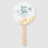 Trend unter Meeresthema Babydusche Fächer (Vorderseite)