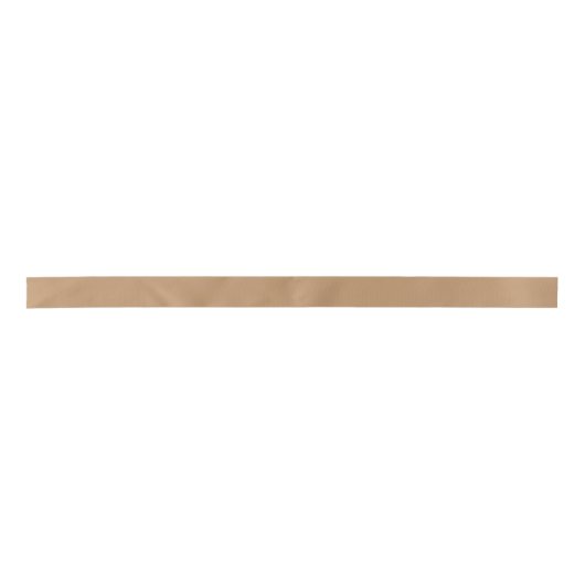 Trend - warme Beige Farbe - Solid Satinband (Vorderseite)