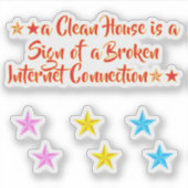 Trend Witz Spruch (Internet Zitat) Lustiger Meme M Aufkleber (Vorderseite)