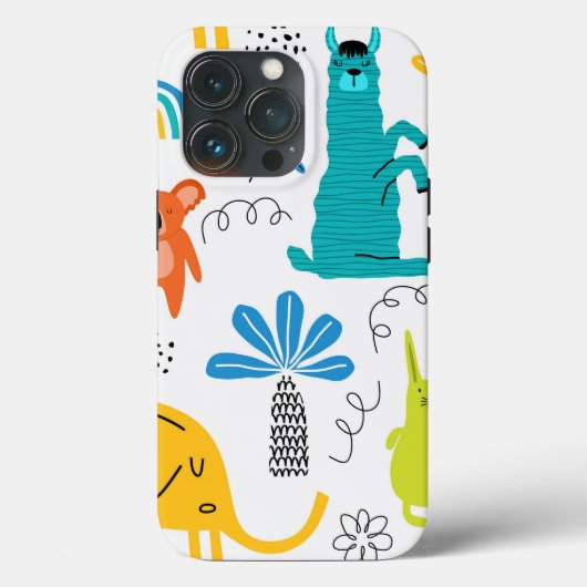 TrendAustralia Blue Orange Green Yellow Tough Case-Mate iPhone Hülle (Rückseite)