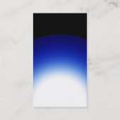 TrendBlack Blue White Light Business Card Visitenkarte (Rückseite)