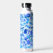 Trendblau zurück zur Schulform Trinkflasche (Links)