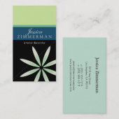 Trendbliss Seafoam Business Card Visitenkarte (Vorne/Hinten)