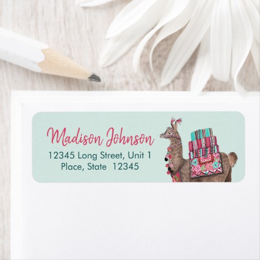 Trendblue Llama | Babydusche (Insitu)