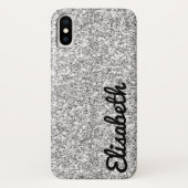 Trenddrucker Glitzer personalisiert Case-Mate iPhone Hülle (Rückseite)