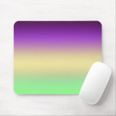 Trenddunkelgelber, lila, hellgelber Farbverlauf Mousepad (Mit Mouse)