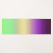 Trenddunkelgelber, lila, hellgelber Farbverlauf Yogamatte (Vorderseite (Horizontal))