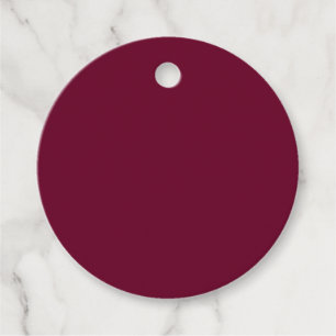 Trendfarbe Dunkles Burgund Geschenkanhänger