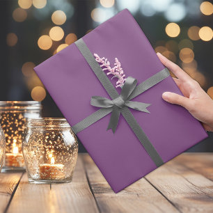 Trendfarbe Mittelviolett Geschenkpapier