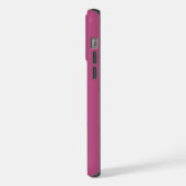 Trendfarbe Pink Purple Beere iPhone Hülle (Linke Seite)