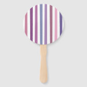 Trendfarben Girl Baby Dusche Fächer (Rückseite)