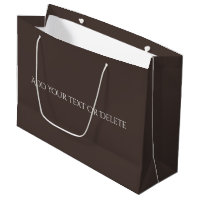 Trendfarben - Kaffee Braun Große Geschenktasche