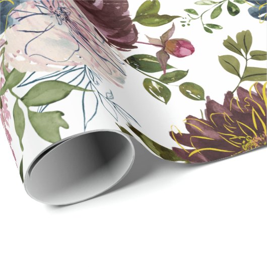 Trendfarben-Muster Geschenkpapier (Rolleneckpunkt)