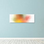 Trendfarbene Abstrakte Kunstwerke Modernes Gelbgrü Leinwanddruck (Insitu (Holzboden))