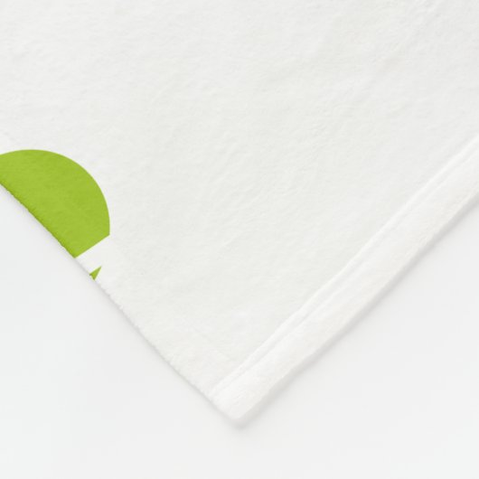 Trendfarbene abstrakte Muster in lila und blauen F Fleecedecke (Ecke)