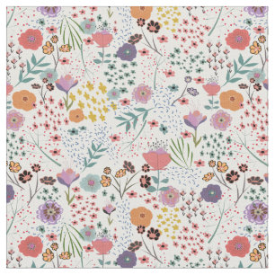 Trendfarbene Blume Blumenmuster Frühling Stoff
