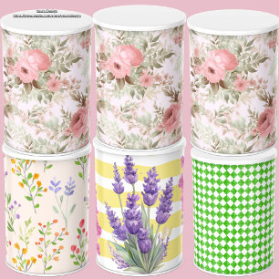 Trendfarbene Blume in rosa Vintager Kabinettdecoup Seidenpapier